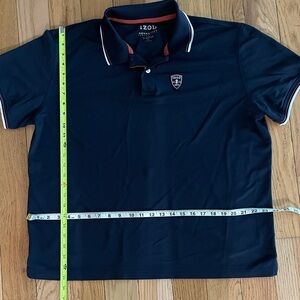 Izod Dark Blue Men's Polo with White Trim